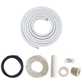 Mini Split Air Conditioning Installation Kit 25 ft Insulated Copper Line Set 1/4” x 3/8”