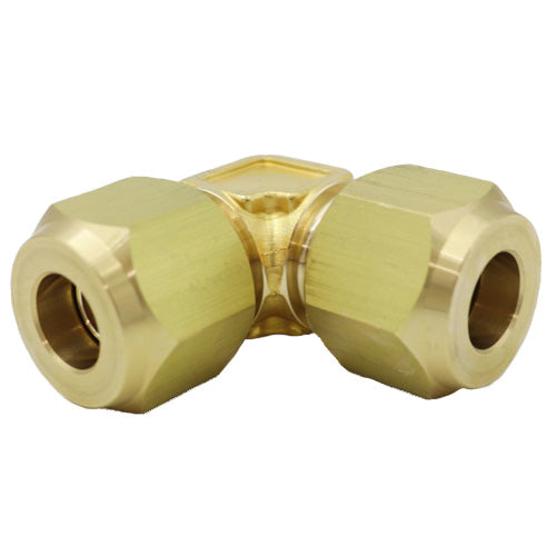 Refrigerant Brass Flare Union Elbow and Nut Kit
